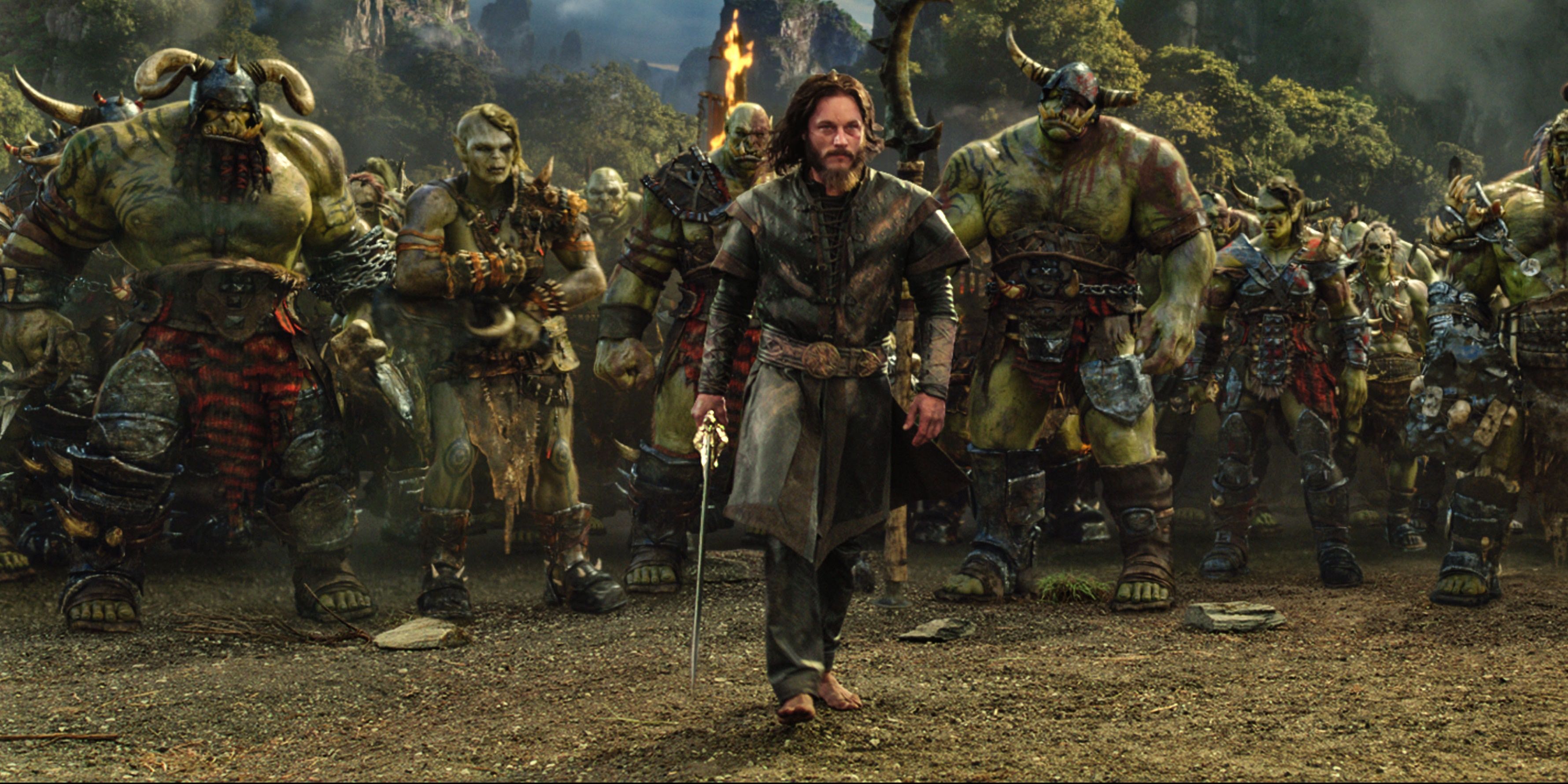 Warcraft Movie Anduin with Orcs