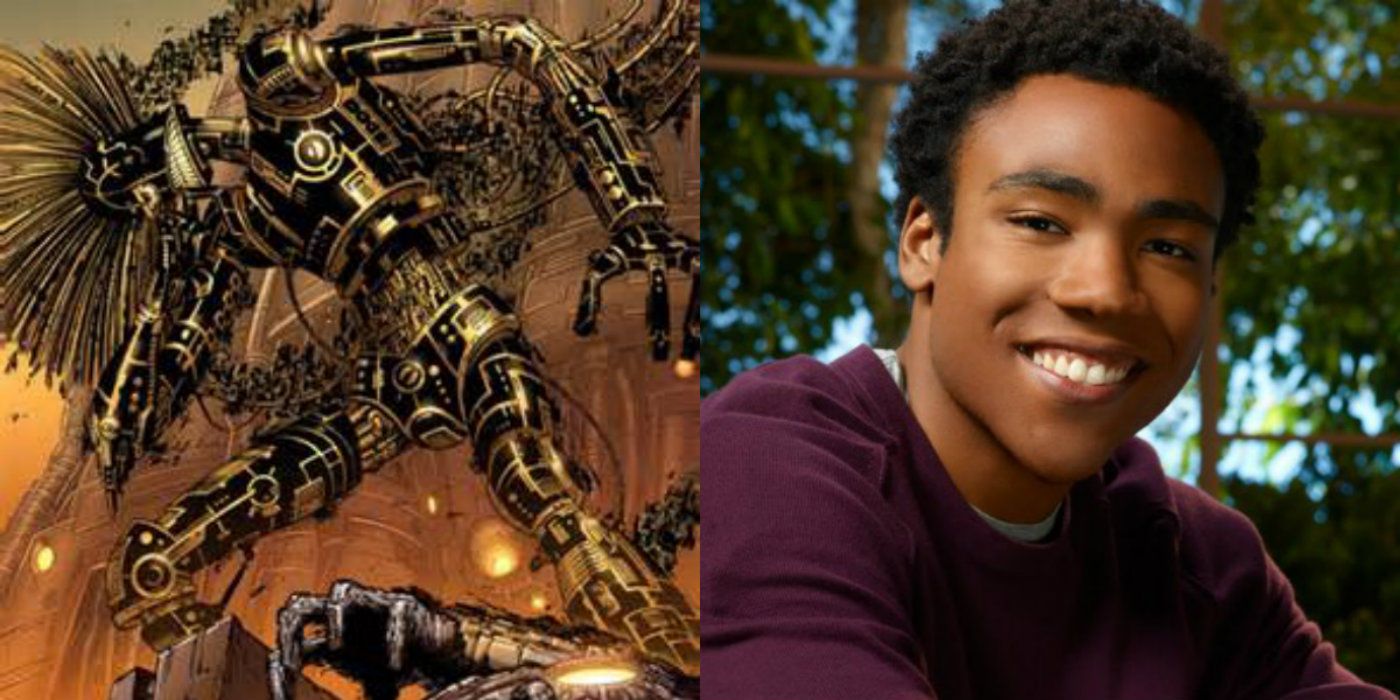 Warlock and Donald Glover side-by-side