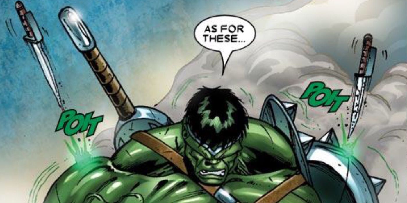 Hulk flexes out Warpath's knives in World War Hulk