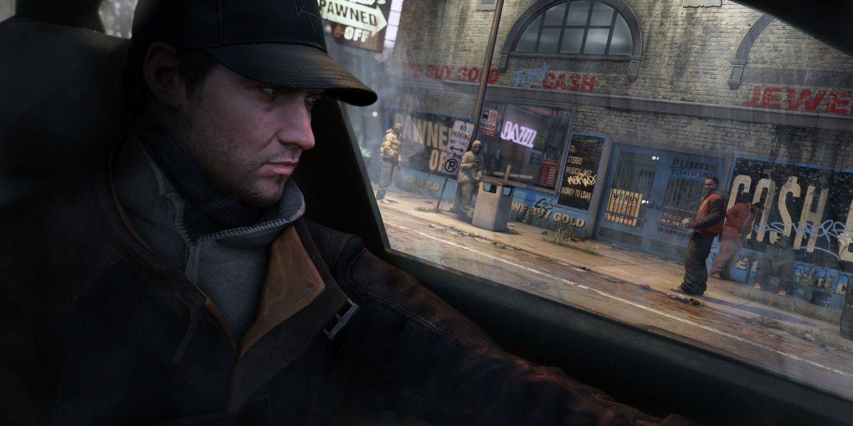Watch Dogs - Aiden Pearce drives