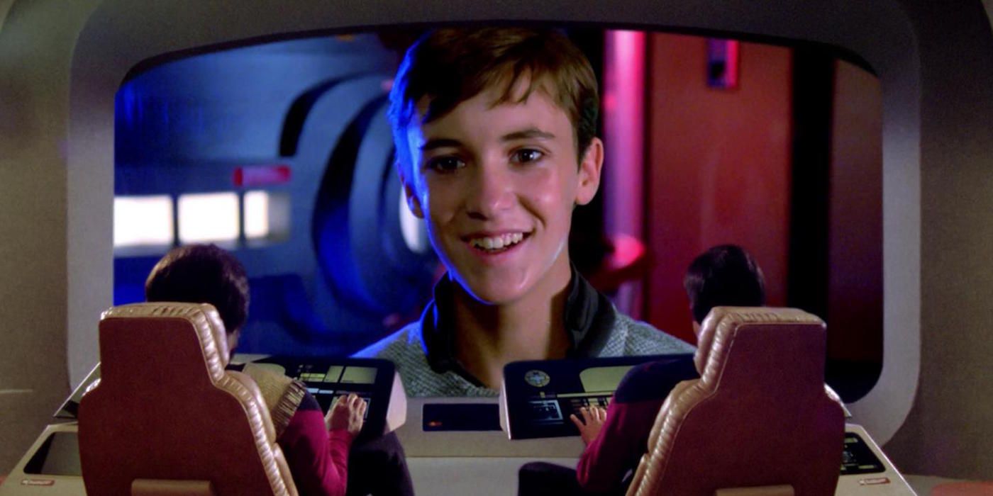 Wil Wheaton as Wesley Crusher on Star Trek: The Next Generation