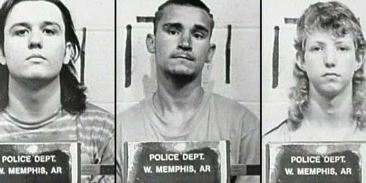 The mugshots of the West Memphis Three