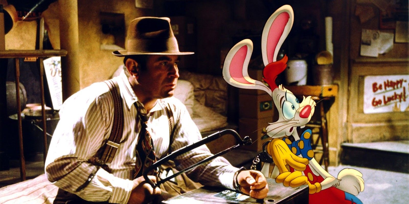 Um detetive e Roger Rabbit em Who Framed Roger Rabbit