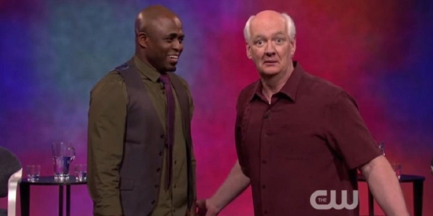 Colin Mochrie and Wayne Brady on Whose Line is it Anyway American version