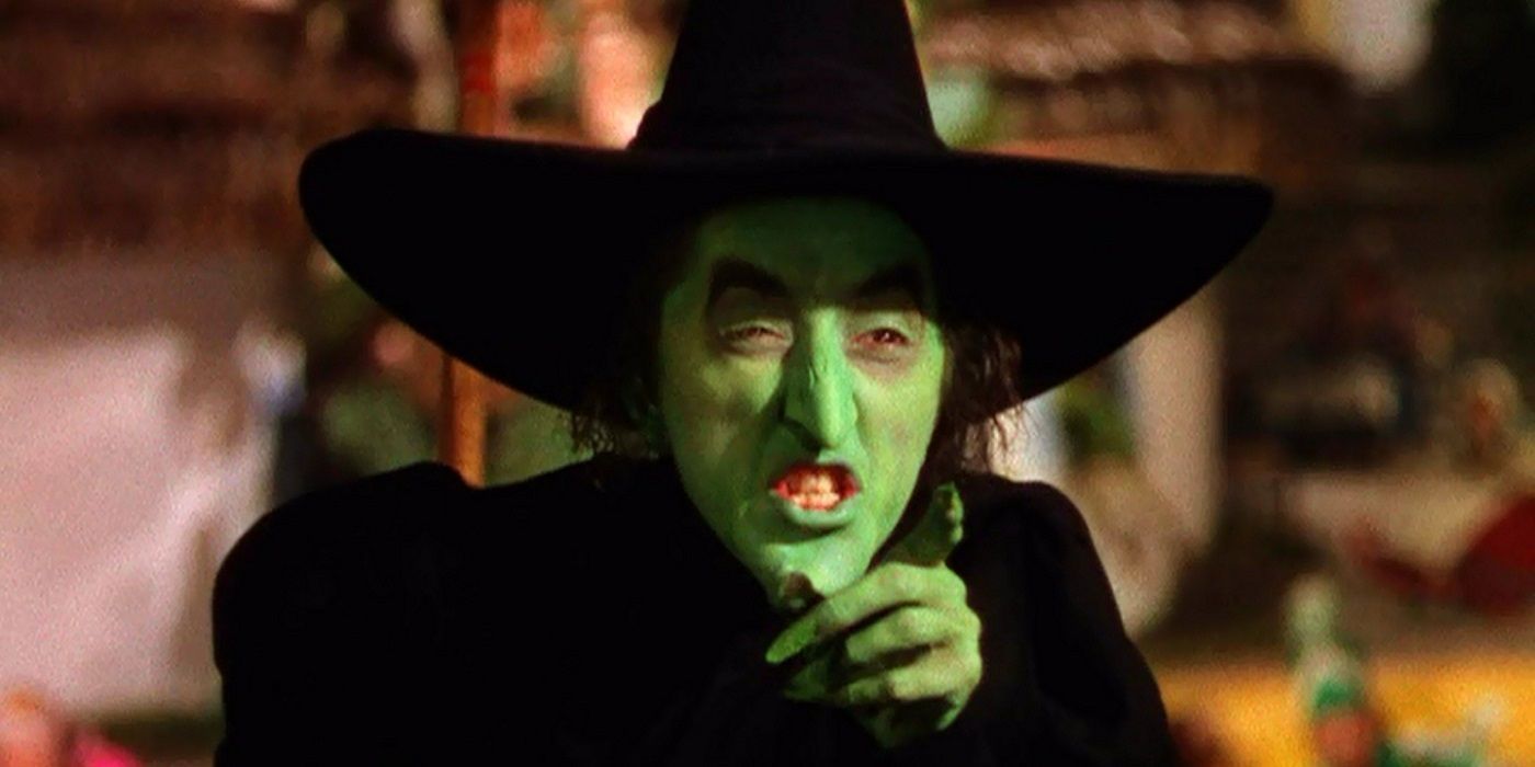 Close up pick of the Wicked Witch of the West from Wizard of Oz.