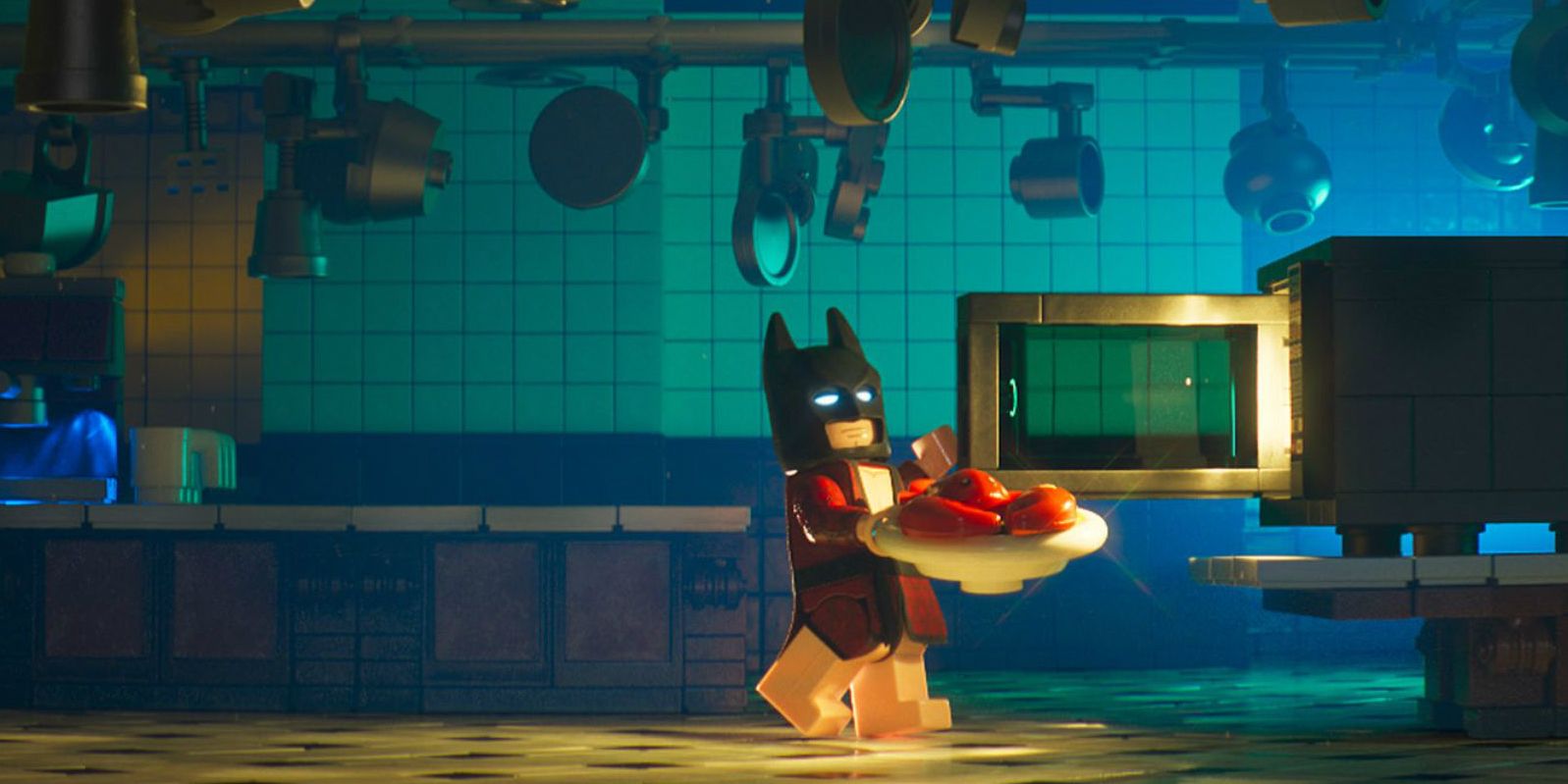 Lego Batman Microwaves Lobster