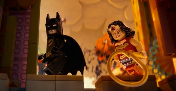 Will Arnett and Cobie Smulders in 'The LEGO Movie'