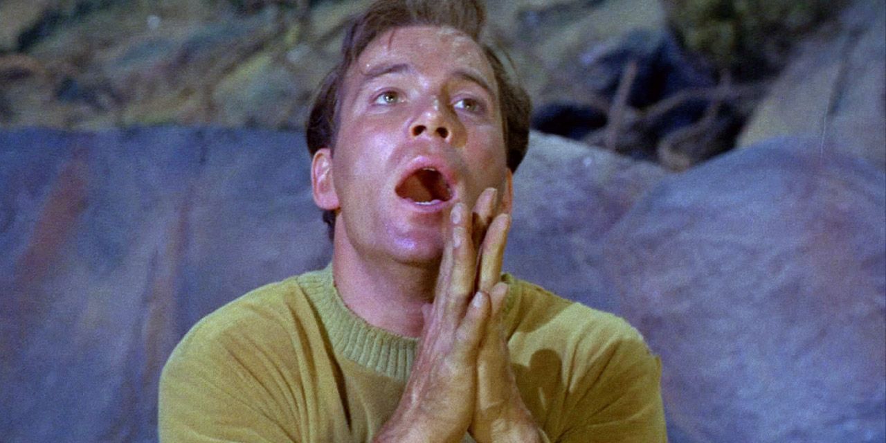 William Shatner Captain Kirk Praying