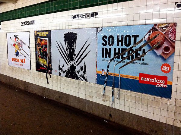 Wolverine Subway Ad