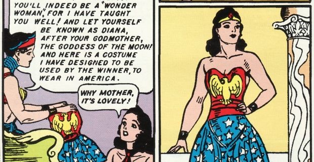 Wonder Woman Costume Origin Comic