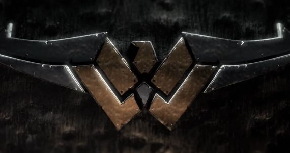 Wonder Woman Metal Leather Logo