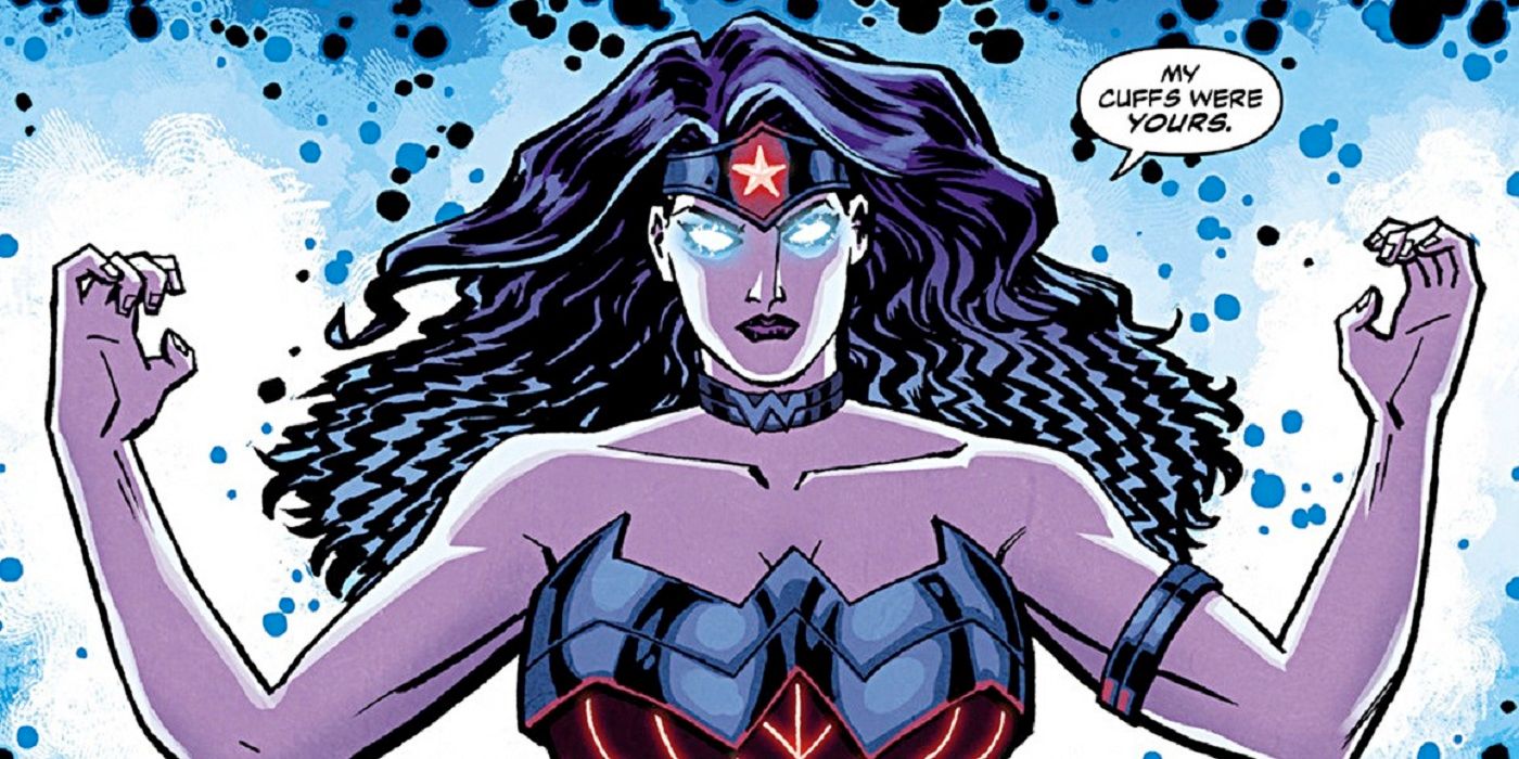 Wonder Woman loses her bracelets and unleashes her full power