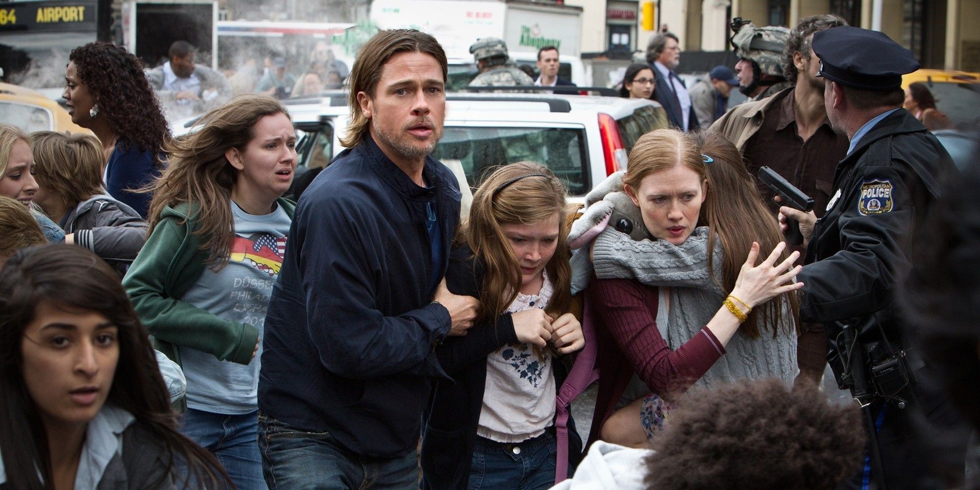 Brad Pitt in World War Z