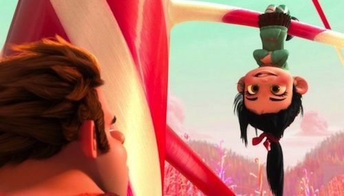 John C. Reilly and Sarah Silverman in 'Wreck It Ralph'
