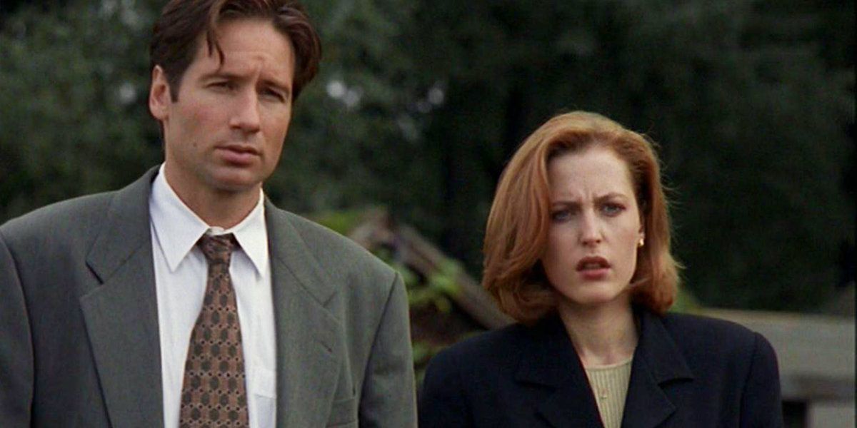 Mulder and Scully in The X-Files