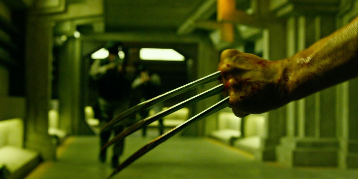 Wolverine's claws are highlighted on screen in X-Men: Apocalypse
