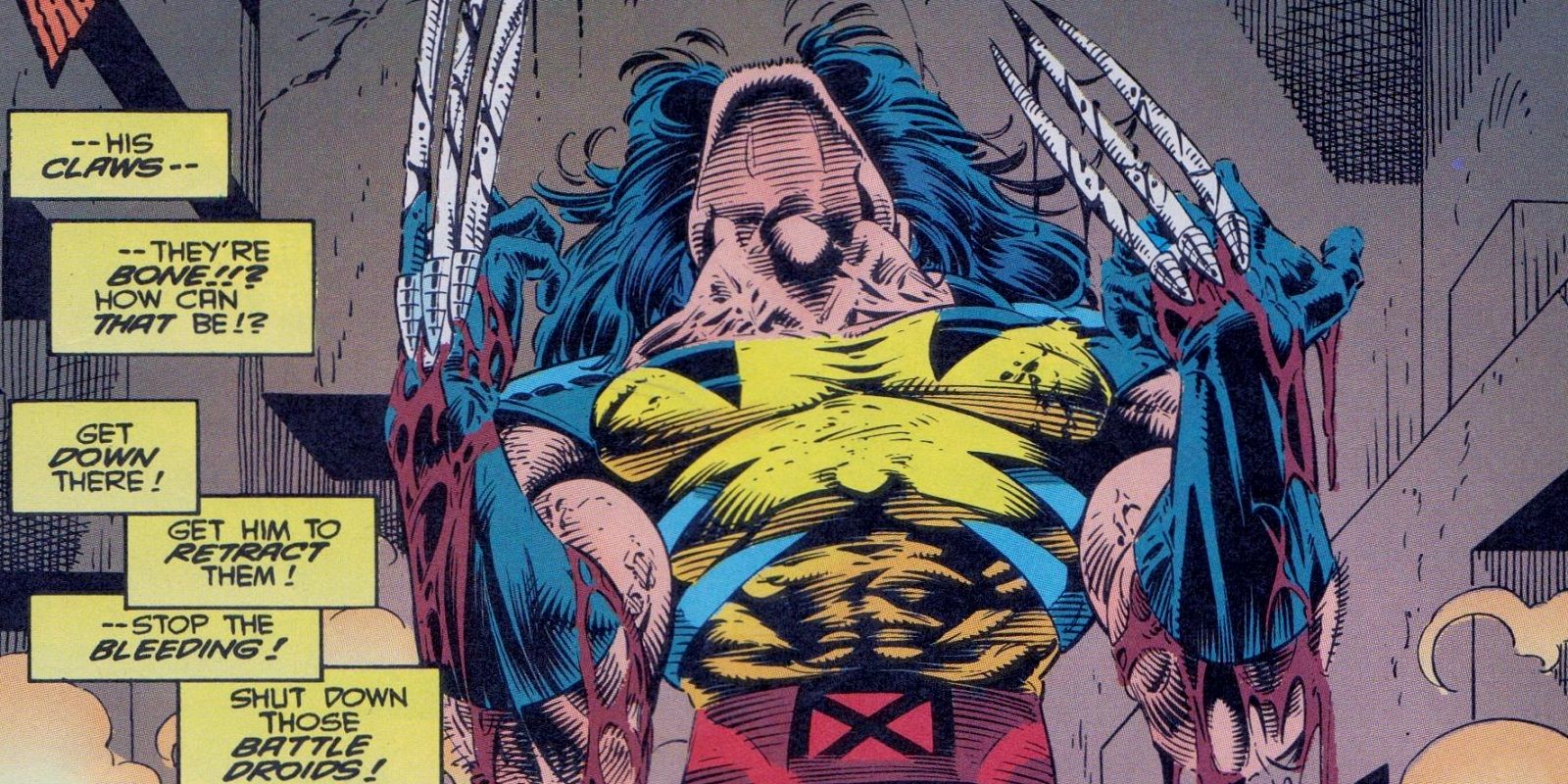 Atrações Fatais em Quadrinhos dos X-Men com o Wolverine