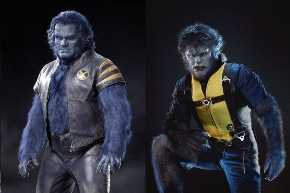 X-Men Movies Beast Comparison Hoult Grammer