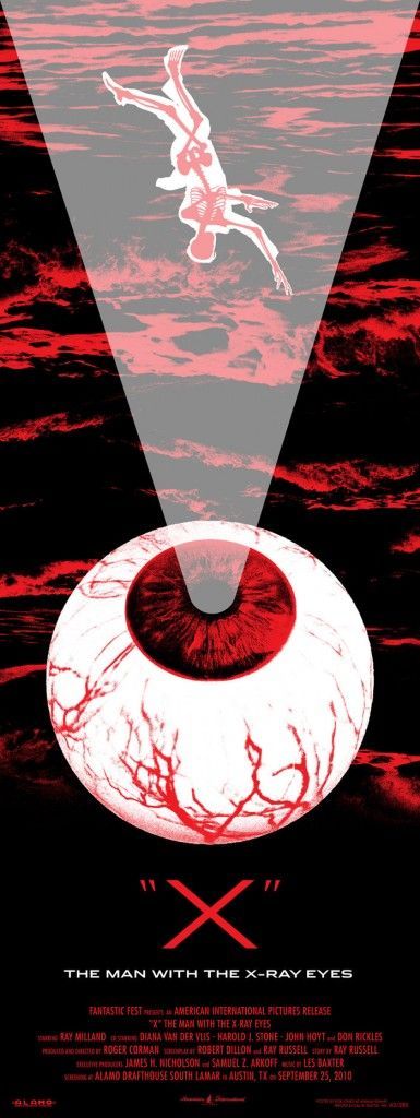 X: The Man With the X-Ray Eyes Fantastic Fest Poster