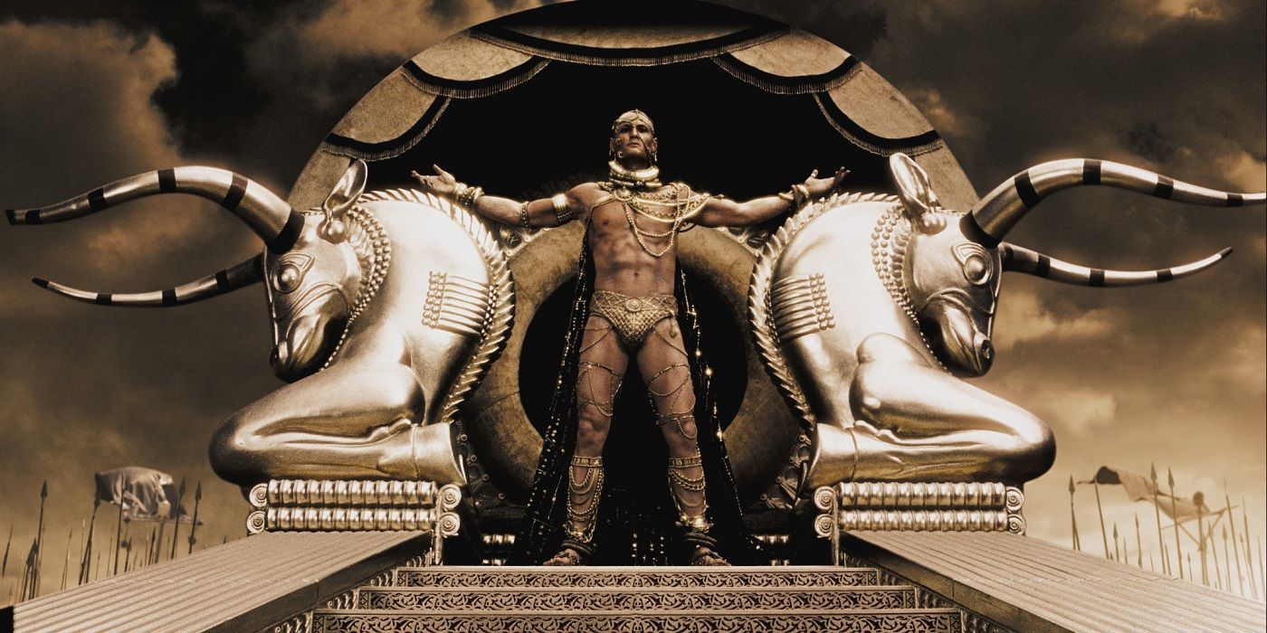 Xerxes 300 villain gold god