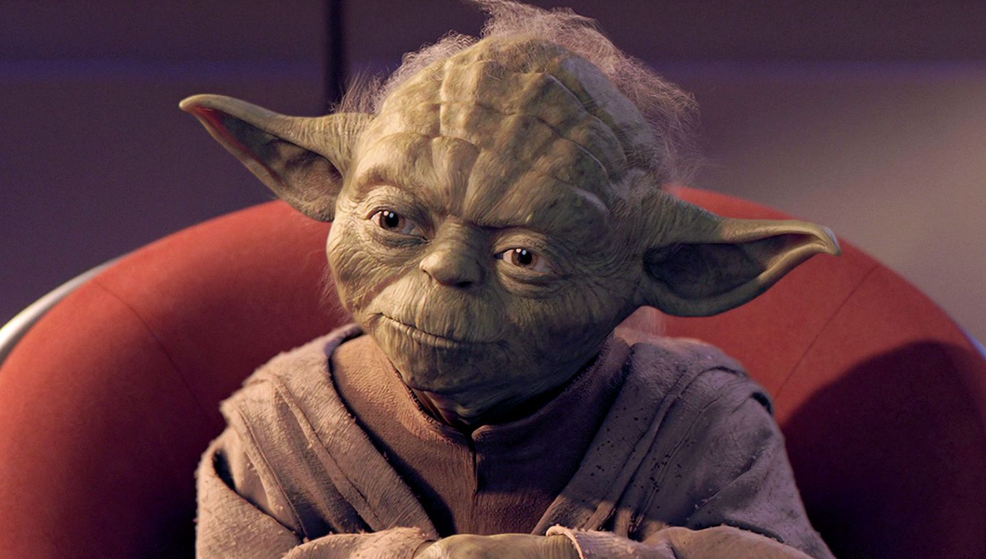Yoda leading the Jedi Council
