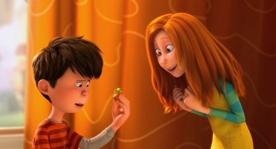 Zac Efron and Taylor Swift in The Lorax