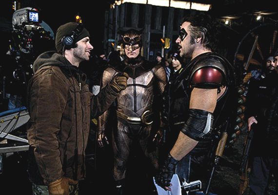 Zack Snyder on the Watchmen Set