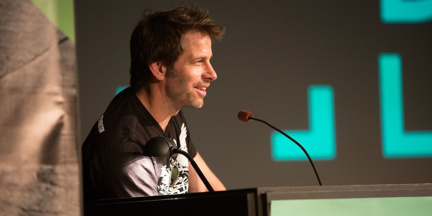 Zack Snyder at a convention