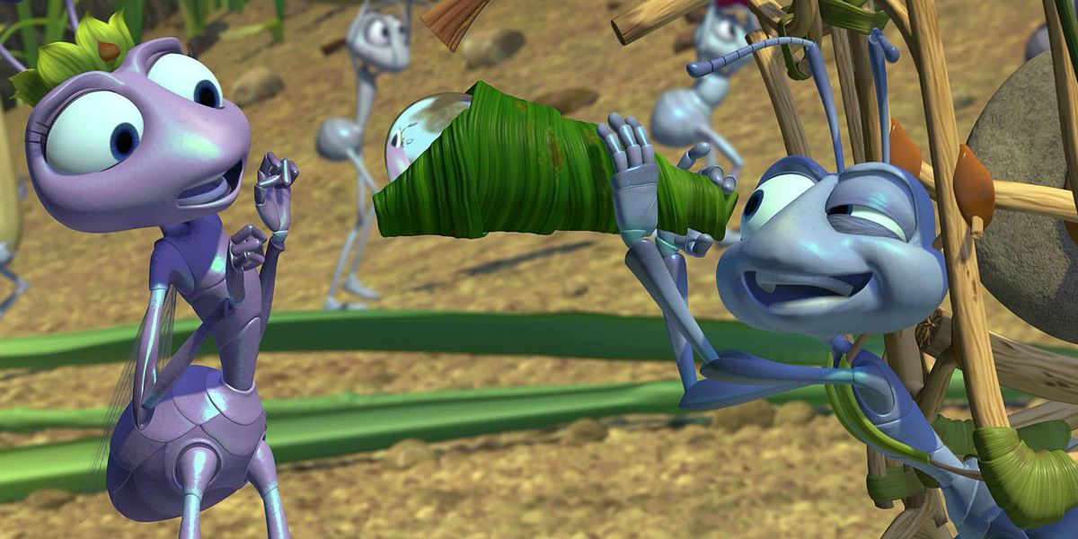 Atta and Flik from A Bug's Life