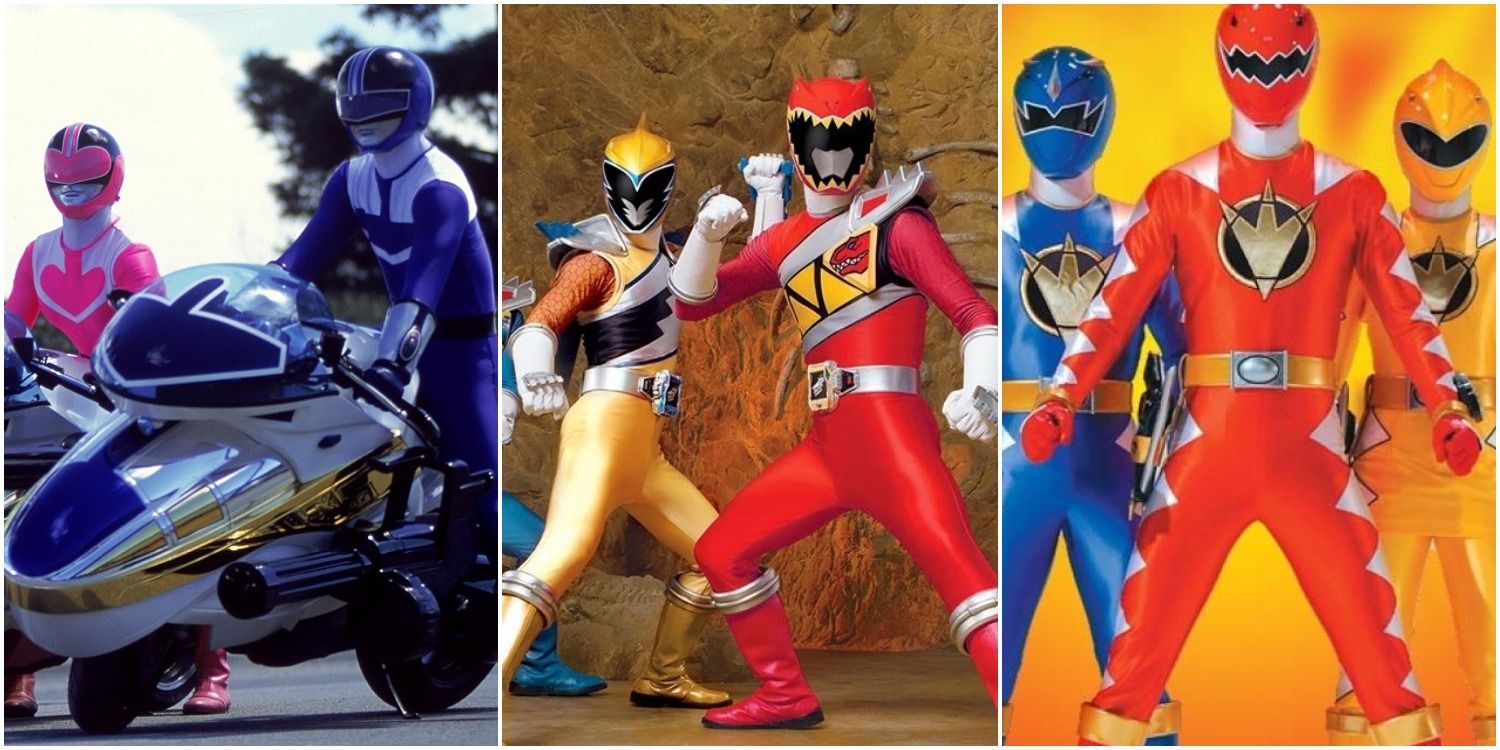 Power Ranger Teams Collage