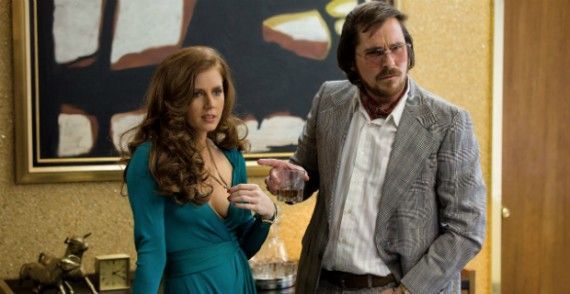 Amy Adams and Christian Bale in American Hustle