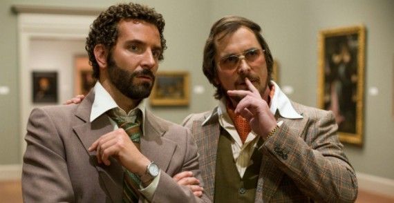 Bradley Cooper and Christian Bale in American Hustle