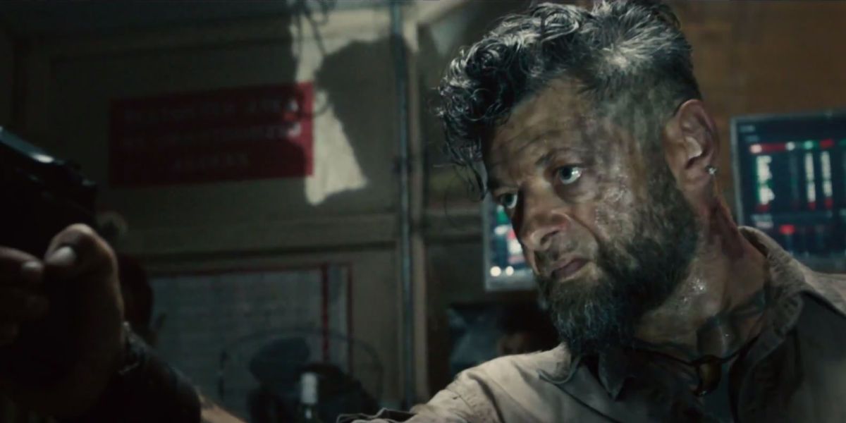 Andy Serkis as Ulysses Klaue in Avengers: Age of Ultron