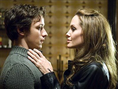 angelina jolie wanted movie james mcavoy