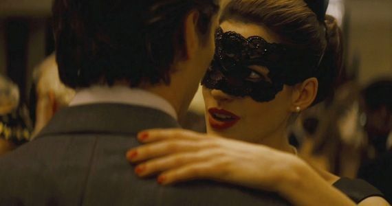 Anne Hathaway Catwoman Mask