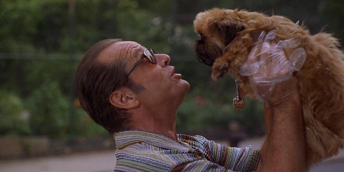 Melvin plays with his neighbor&rsquo;s dog i As Good as It Gets