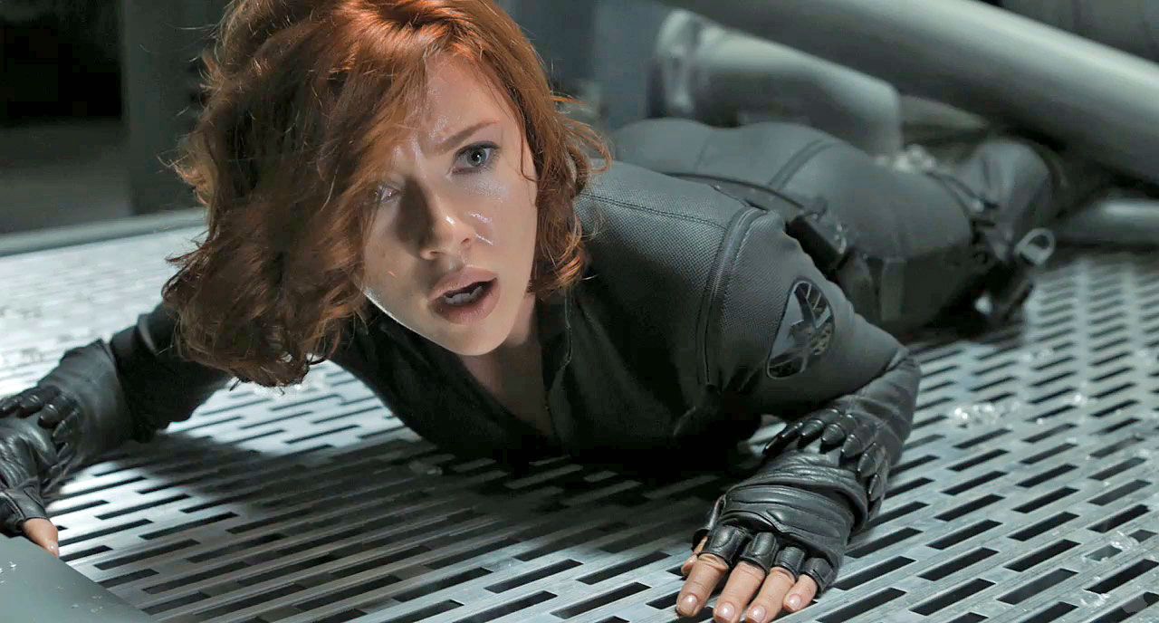 Scarlett Johansson as Black Widow in 'The Avengers'