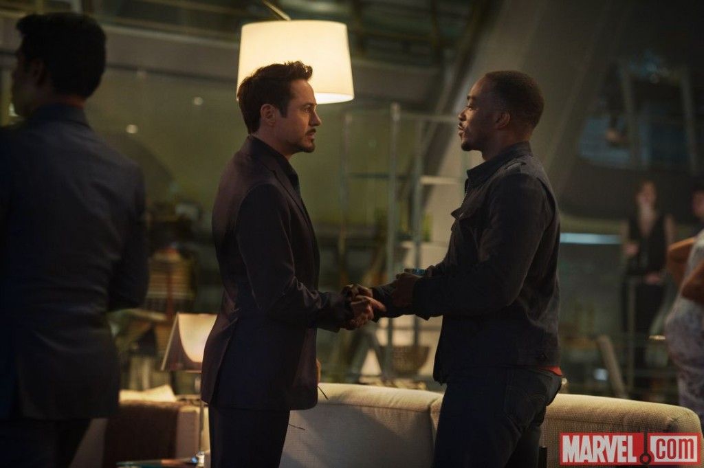 Avengers: Age of Ultron - Tony Stark and Sam Wilson