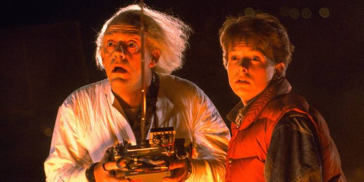 Michael J. Fox come MArty McFly in Ritorno al futuro
