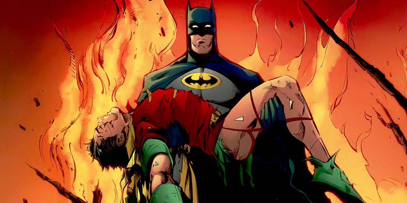 Batman Carrying Jason Todd's Body A Death In The Family