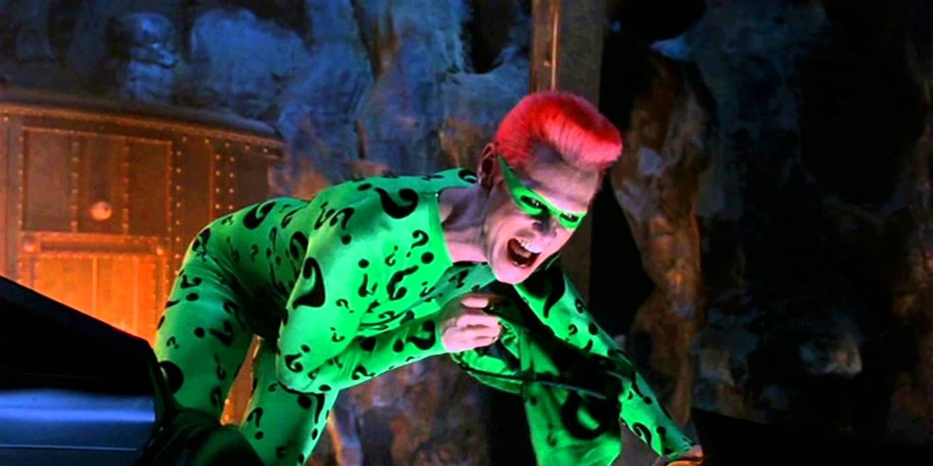 batman forever jim carrey riddler most ridiculous moments in batman movies