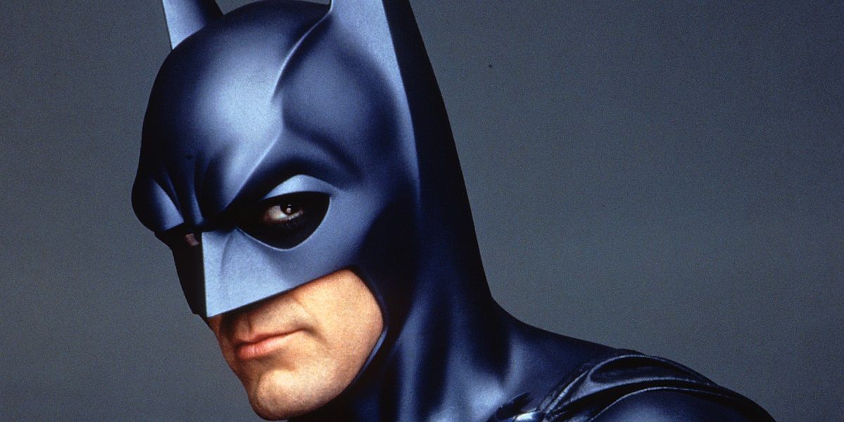 George Clooney as Batman in Warner Bros. 1997 &quot;Batman and Robin.&quot;