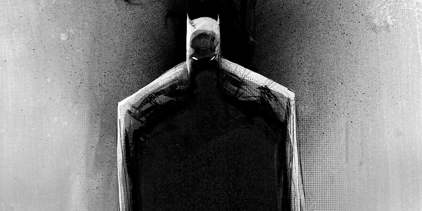 batman in black and white