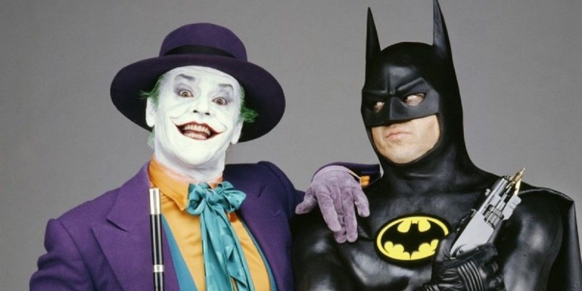 Michael Keaton and Jack Nicholson as Batman and The Joker - Best Superhero Rivalries