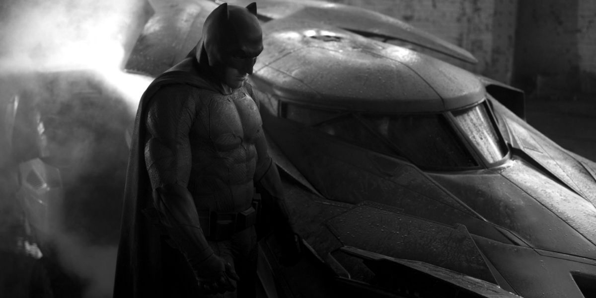 Batman v Superman - Ben Affleck and the Batmobile