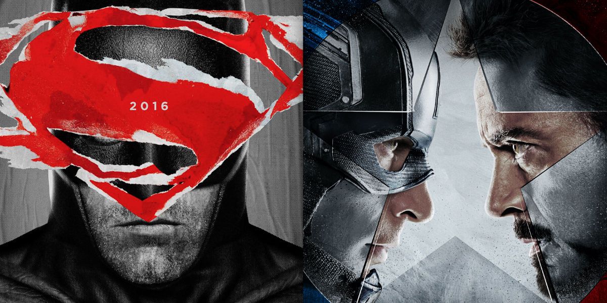 Batman v Superman and Captain America: Civil War rank on Fandango's anticipated 2016 movies