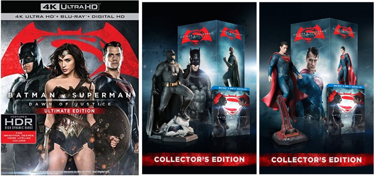 Batman V Superman Blu-ray Special Features & Box Art Revealed