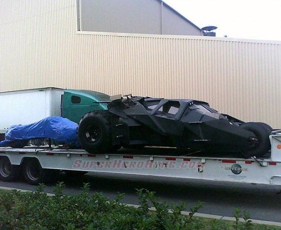 The Tumbler Batmobile and Batpod in The Dark Knight Rises