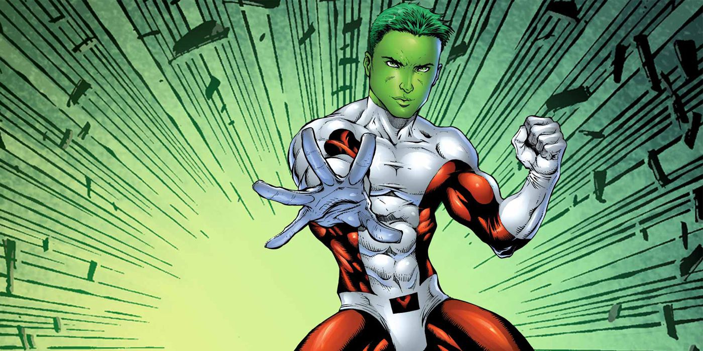 Beast Boy reaching out in the comics