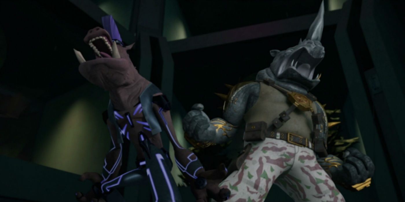Bebop and Rocksteady from the 2012 series